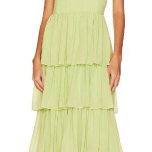 Lovers + Friends Hattie Gown Light Green Dress